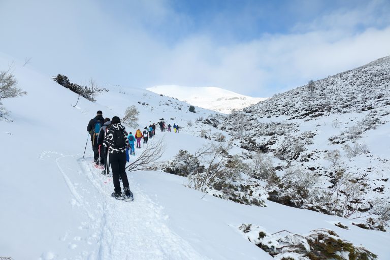 Ruta en raquetas de nieve con la empresa Naturaller
